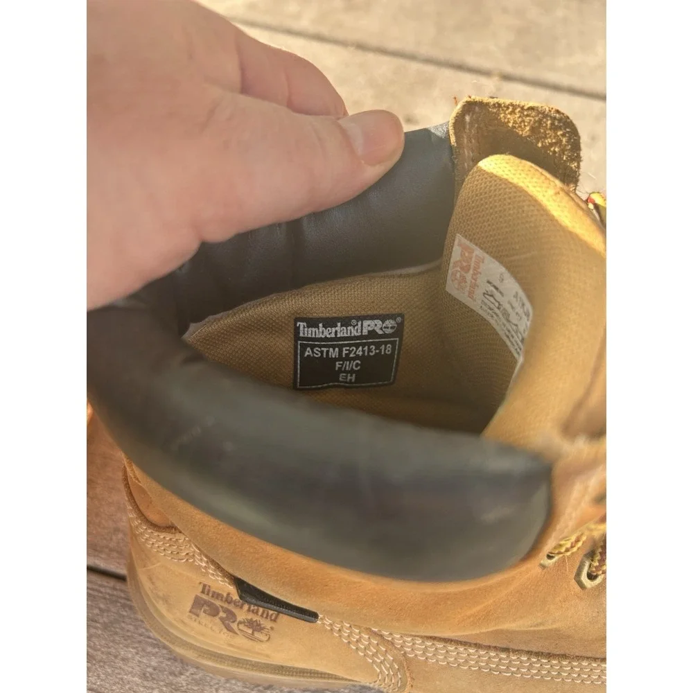 TIMBERLAND Pro 24/7 Direct Attach Steel Toe Boots Wmns 9‎ Wheat A1KJ8 Waterproof